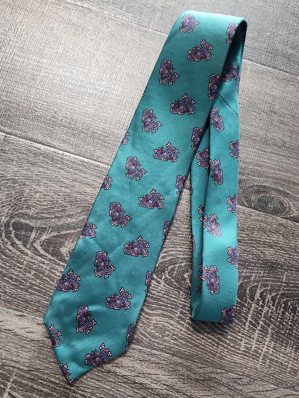 Ferrell Reed Handmade Hand-Painted Silk Neck Tie